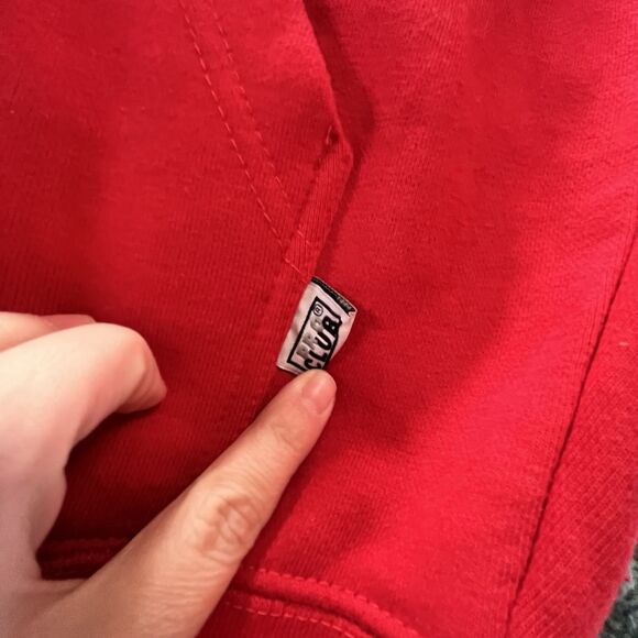 Pro Club Men's Heavyweight Pullover Hoodie (13oz) Size XL Red - Picture 3 of 10